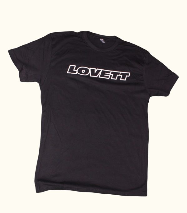 Black with Regular Logo T-Shirt